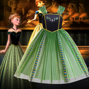 Váy công chúa Anna Elsa - Frozen cho bé gái 3-9 tuổi mẫu mới chất liệu vải mềm mại