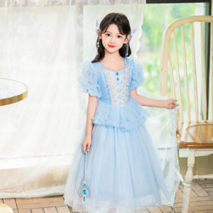 Mẫu váy công chúa Elsa mới nhất kèm tà cho bé 3-8 tuổi